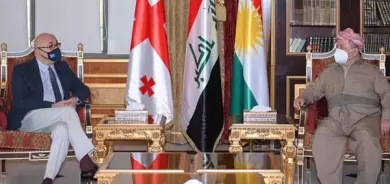 President Barzani receives Georgian Ambassador to Iraq