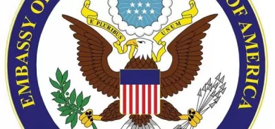 US Embassy in Iraq expressed its sympathy for the fire at Sharya camp