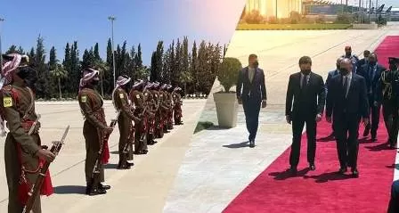 رئيس إقليم كوردستان نيجيرفان بارزاني يصل إلى الأردن