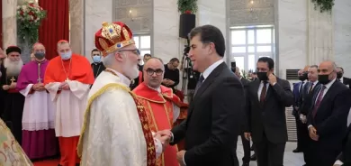 Kurdistan Region President attends consecration ceremony of Patriarch of Assyrian Church of the East
