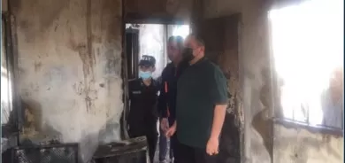 اندلاع حريق في مخيم للاجئين السورية بدهوك