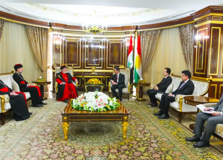 مەسرور بارزانی و پاتریارکی کەنیسەی رۆژهەڵاتی ئاشووری لە جیهان کۆبوونەوە