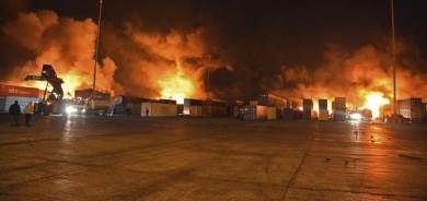 Fire contained after reported Israeli attack on Syrian port