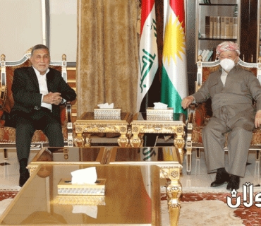 سەرۆک بارزانی پێشوازی لە کەسایەتیی عێراقی عزەت شابەندەر دەکات