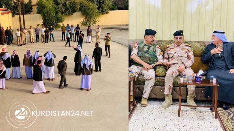 Artêşa Iraqê serdana kesayetên diyar ên Şingalê kir