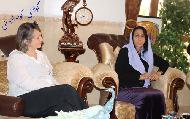 خانمی یەكەمی ئێزدییان مەیان خەیری بەگ بۆ گوڵان:  ژنانی ئێزیدی دوای ڕزگاركردنیان  توانییان دەنگی كپی ئێزدییان بە كۆمەڵگەی جیهانی بگەیێنن