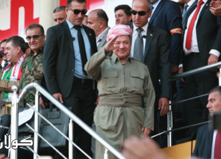 كاریزمای مسعود بارزانی  تەحەددای هەمووشتێكی كرد و بڕیاری ڕیفراندۆمی جێبەجێ كرد