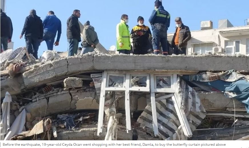15 homes, just three survivors - the community lost under one Turkish apartment block