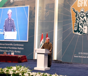 سەرۆک بارزانی: کوردانی فەیلی بەشێکی دانەبڕاون لە گەلی کوردستان