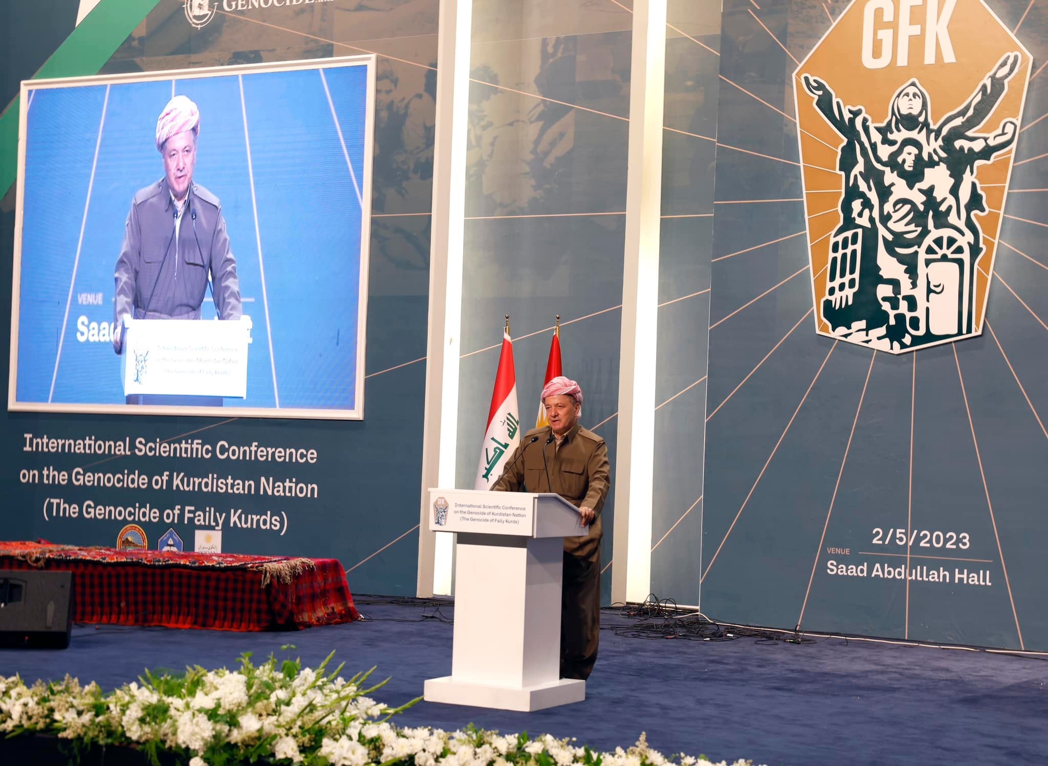 سەرۆک بارزانی: کوردانی فەیلی بەشێکی دانەبڕاون لە گەلی کوردستان