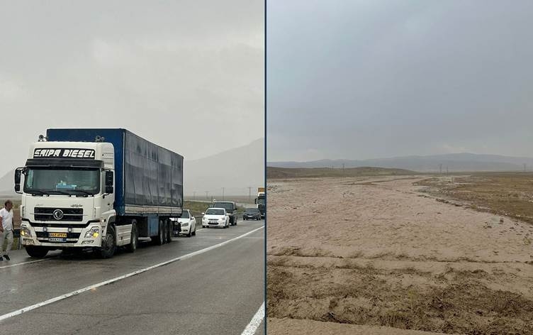 Agirî: Ji ber lehiyê rêya Rojhilatê Kurdistan û Îranê hat girtin