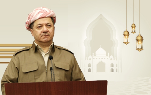 ســەرۆك بـــارزانــی:  بەبۆنەی هاتنەوەی مانگی پیرۆزی (ڕەمەزان) پیرۆزبایی خۆم ئاراستەی سەرجەم موسڵمانانی كوردستان و عێراق و جیهان دەكەم