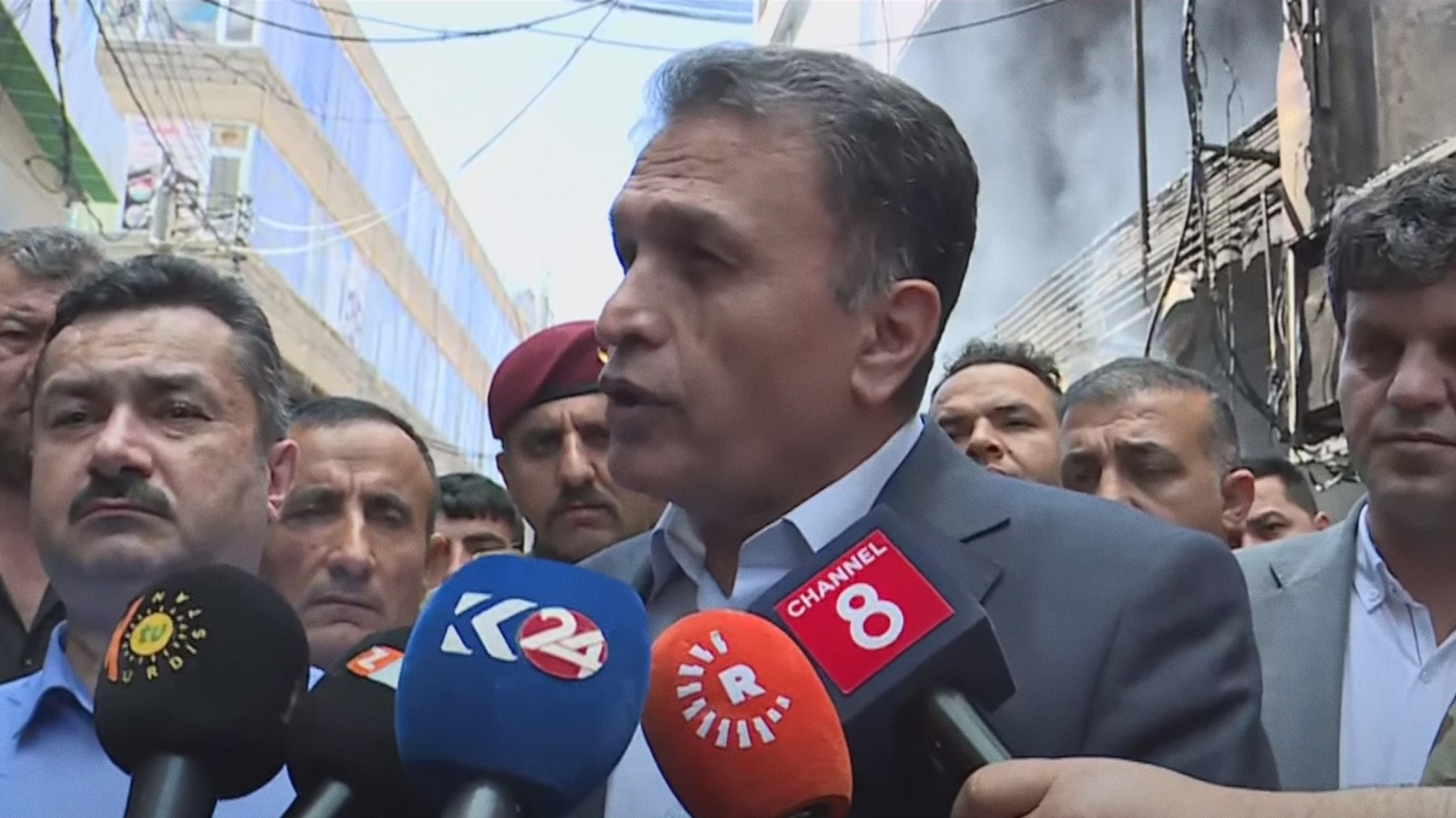 Serbest Lezgîn: Hevkarî dê bi ziyanpêketiyên şewata bazara Dihokê re bê kirin