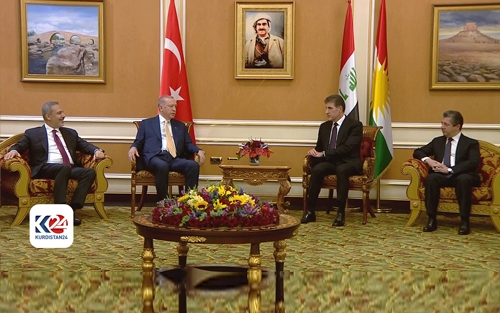 رەجــــەب تەیب ئەردۆغان، سەرکۆماری تورکیا بە سەردانێکی فەرمی گەیشتە هەولێری پایتەختی هەرێمی کوردستان.