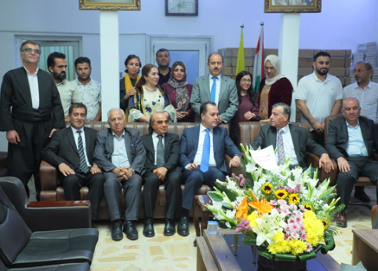 بـــــۆ پیرۆزبایی كردن لە ساڵیادی دەرچوونیدا، بەرپرسی بەشی ڕۆشنبیری و ڕاگەیاندن  سەردانی (گوڵان)ی كرد