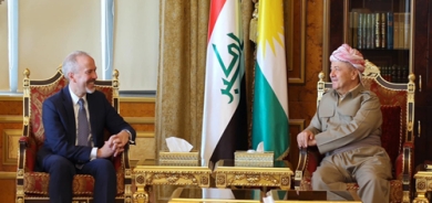 ســـەرۆك بـــارزانـــی پێشوازی لە كونسوڵی گشتیی نوێی ئەمەریكا دەكات