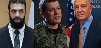 Tom Barack û Ehmed Şera û Mezlûm Ebdî civiyan