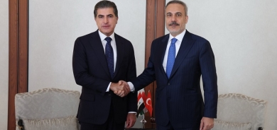 President Nechirvan Barzani and Turkish Foreign Minister discuss relations