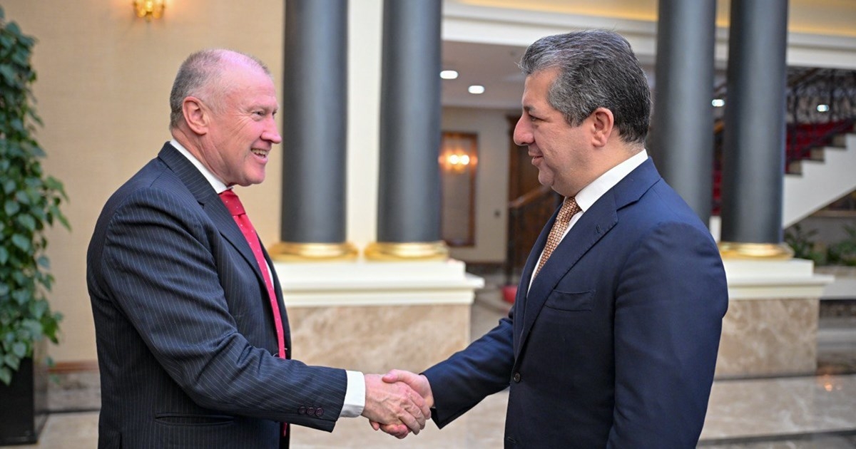Prime Minister Masrour Barzani Receives the Ambassador of Australia