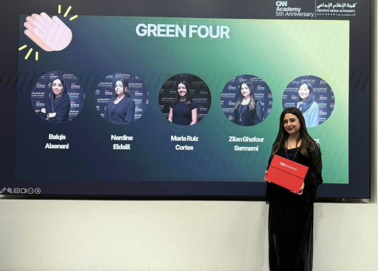 زيلان سارممي تشارك في دورة للعمل الإعلامي في أكاديمية CNN في الإمارات