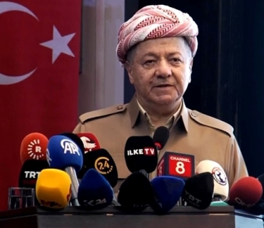 سەرۆک بارزانی لەوێ، بەشداری لە چوارەمین سیمپۆزیۆمی مەلای جزیری لە پارێزگای شرناخ کرد