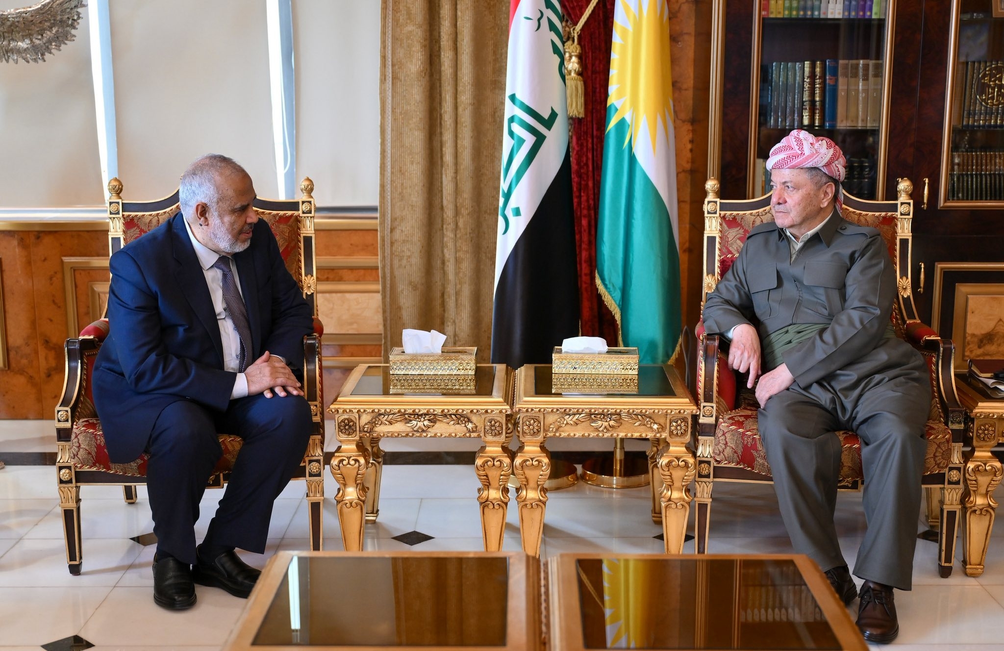 President Barzani Receives Leader of Iraq’s Justice and Benevolence Movement