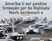 Amerîka 50 firokeyên şer şandin Rojhilata Navîn