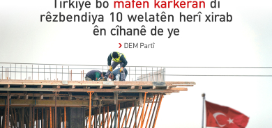 DEM Partî pêkanîna lijneyeke Parlamentoyê bo mafên karkeran dixwaze