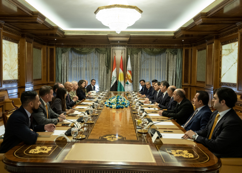Kurdistan Region President Nechirvan Barzani, U.S. Envoy Tom Barrack Discuss Iraq-U.S. Relations and Regional Stability