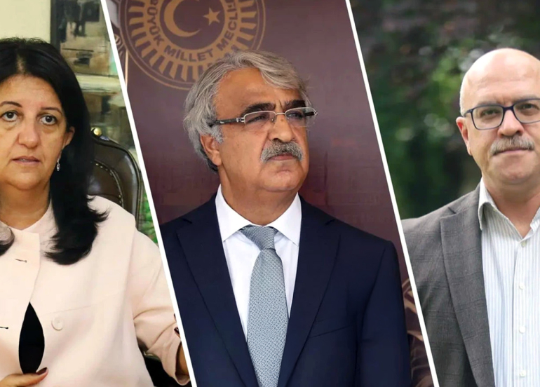 Şanda Îmraliyê ya DEM Partiyê ligel şanda AK Partiyê û Bahçeli civiya