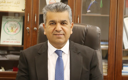 ئاری ئەحمەد قادر، بەڕێوەبەری گشتیی ئاو و ئاوەڕۆی هەرێمی کوردستان بۆ گوڵان: