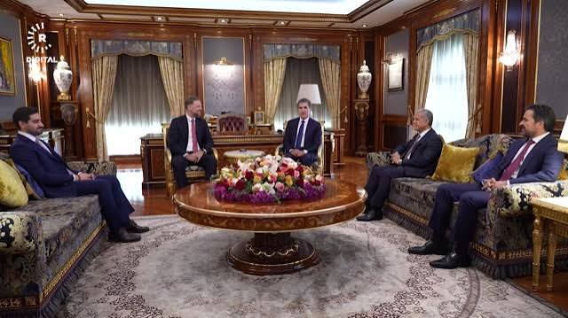 خلال استقباله المسؤول الأوروبي الجديد.. بارزاني يثمن التنسيق المستمر مع بروكسل في شتى المجالات