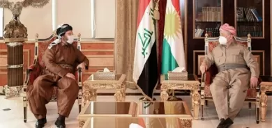 الرئيس بارزاني والقرداغي يبحثان مستجدات العراق وكوردستان