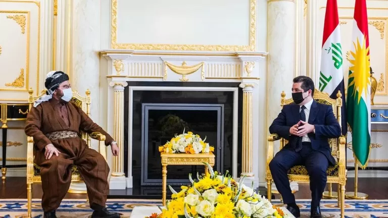 ‏‎ Serokwezîr li gel Elî Qeredaxî civiya