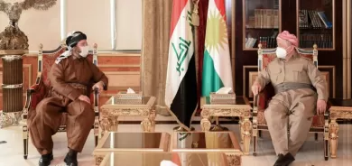 Serok Barzanî û Elî Qeredaxî civiyan