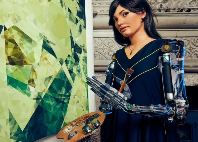 بۆ یەكەمجار ڕۆبۆتێك دەبێت بە هونەرمەند