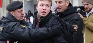 بۆ ده‌ستگیركردنی رۆژنامه‌نووسێك فرۆكه‌یه‌كی مه‌ده‌نی ئاراسته‌ی گه‌شته‌كه‌ی پێ ده‌گۆڕێت بۆ بیلارووسیا