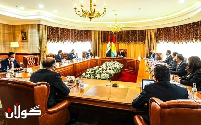 سەرۆکی حکومەتی هەرێمی کوردستان سەرپەرشتی کۆبوونەوەیەکی تایبەت بە ڕەشنووسی یاسای بودجە دەکات