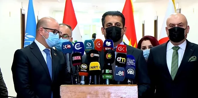 الصحة العالمية تشيد بدور رئيس حكومة الاقليم وسامان برزنجي يؤكد: كورونا لا يزال خطرا