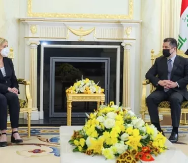 سەرۆکی حکومەتی هەرێمی کوردستان پێشوازی لە شاندێکی فەرەنسی دەکات