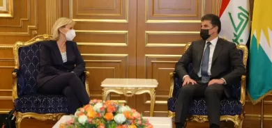 Serokê herêma Kurdistanê li gel şandeke Fransî civiya