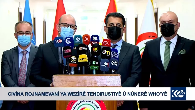 WHO spasiya Serokwezîr Mesrûr Barzanî dike