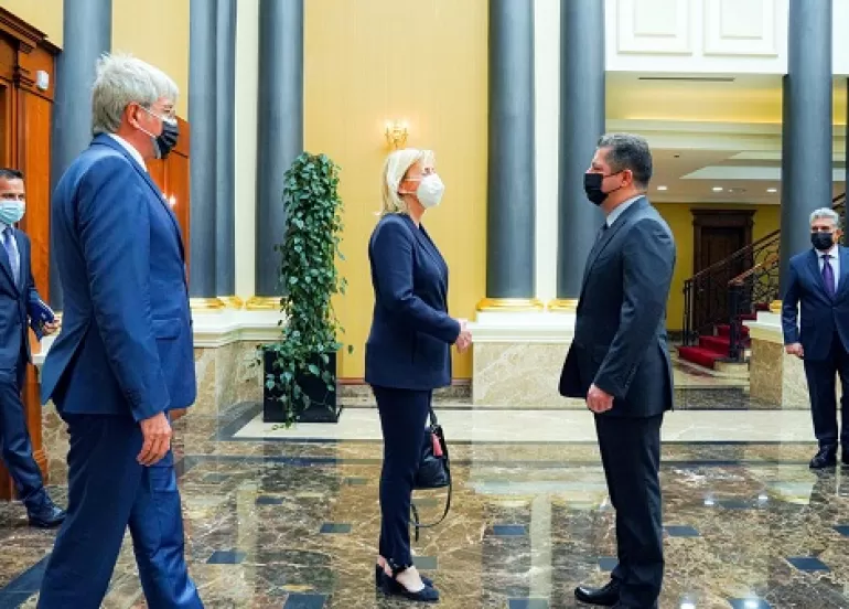 PM Barzani received French delegation in Erbil