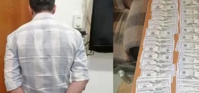 له‌ هه‌ولێر تۆمه‌تبارێك بەبڕی زیاتر 10 هەزار دۆڵاری ساخته‌وه‌ ده‌ستگیر كرا