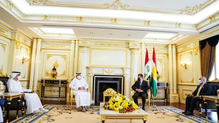 Serokwezîr li gel şandeke Îmaratî civiya