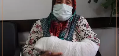 Li Amedê polîsan didan û milê jinekê şikandin