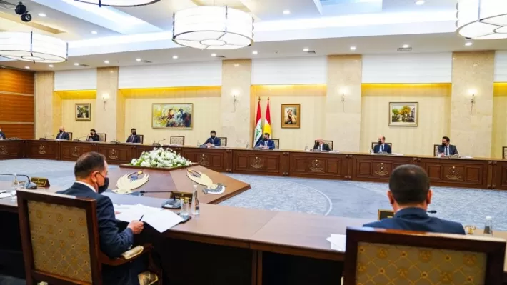 مجلس وزراء إقليم كوردستان يصوّت على قرار إعادة تنظيم الواردات العامة ومشروعي قانونيين