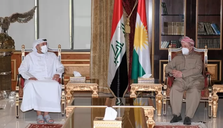 في لقاءين منفصلين .. الرئيس بارزاني يستقبل السفير الموريتاني والقنصل الإماراتي مع وفد الهلال الأحمر الإماراتي