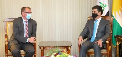 Kurdistan Region President meets with Ambassador of Germany and Ambassador of the European Union Separately