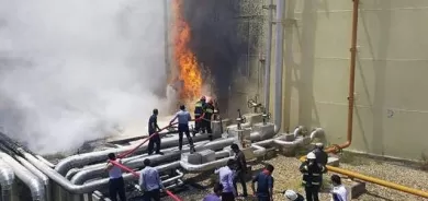 Twelve people were injured in an explosion at an Ahwaz chemical plant